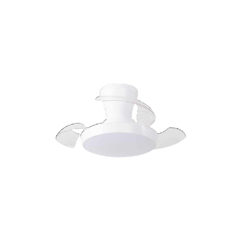 it-Lighting CLARK Ανεμιστήρας Οροφής με LED 24W, DC Μοτέρ & Smart App - Total White (102001110)
