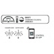 it-Lighting CLARK Ανεμιστήρας Οροφής με LED 24W, DC Μοτέρ & Smart App - Total White (102001110)
