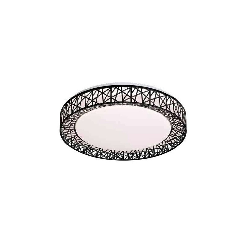 InLight Πλαφονιέρα οροφής LED 36W 4cct από λευκό ακρυλικό D:50cm (42049-Μα΄ύρο)