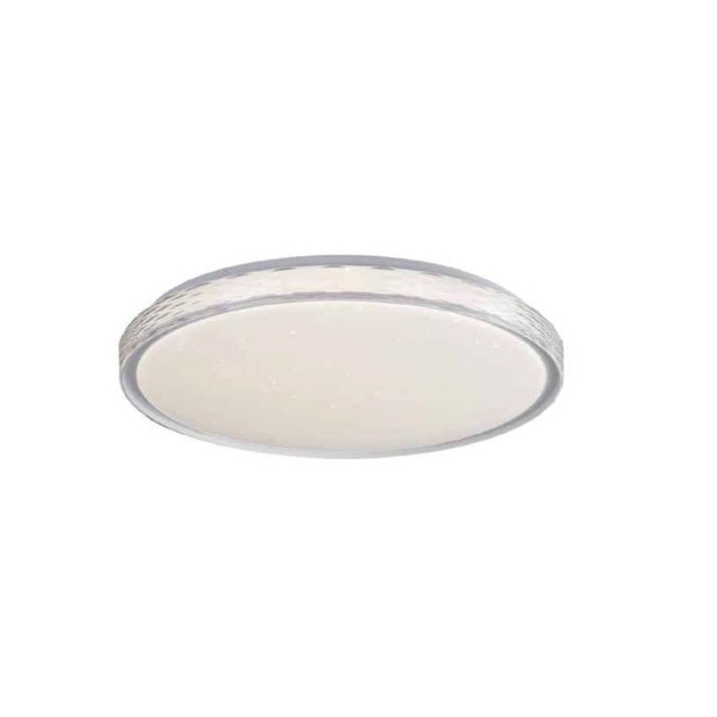 InLight Πλαφονιέρα οροφής LED 36W 4cct από λευκό ακρυλικό D:50cm (42051-Α)