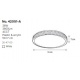 InLight Πλαφονιέρα οροφής LED 36W 4cct από λευκό ακρυλικό D:50cm (42051-Α)