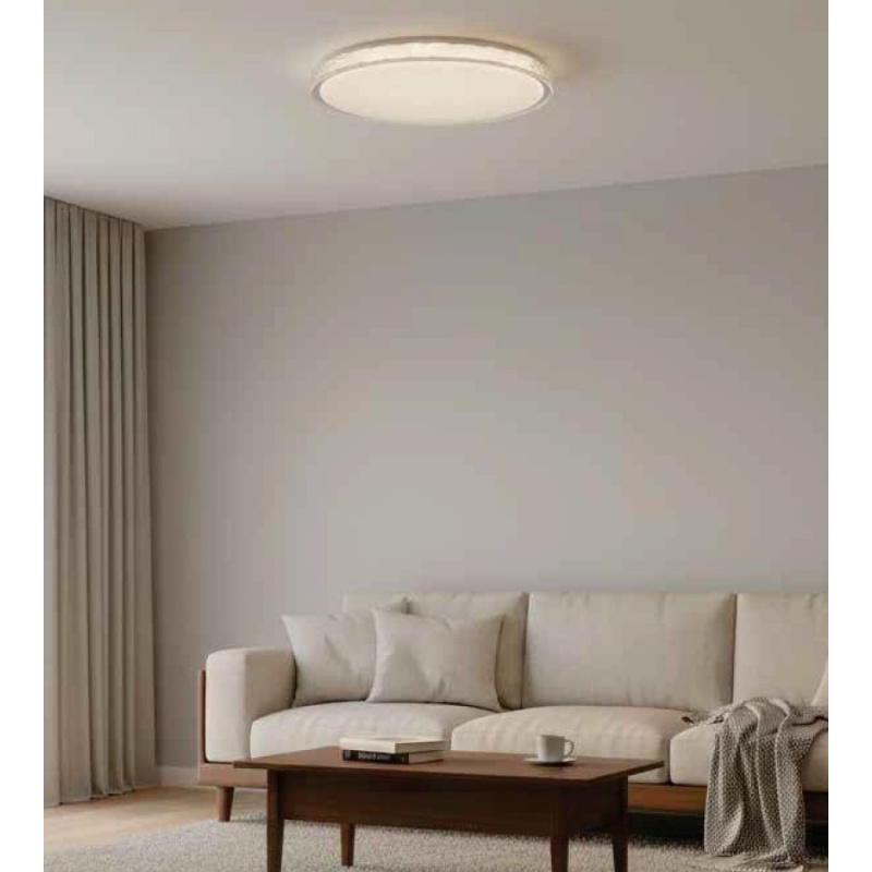 InLight Πλαφονιέρα οροφής LED 36W 4cct από λευκό ακρυλικό D:50cm (42051-Α)