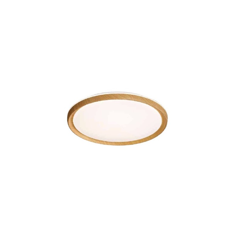 InLight Πλαφονιέρα οροφής από ξύλο, 27W 4CCT αλουμίνιο (42052-B)
