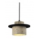 InLight Κρεμαστό φωτιστικό γκρι από travertine marble 1XΕ27 D:20 x 12cm (4095)
