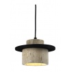 InLight Κρεμαστό φωτιστικό γκρι από travertine marble 1XΕ27 D:20 x 12cm (4095)