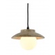 InLight Κρεμαστό φωτιστικό γκρι από travertine marble 1XG9 D:20 x 12.5cm (4093)