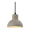 InLight Κρεμαστό φωτιστικό γκρι από travertine marble 1XΕ27 D:15 x 12.5cm (4094)