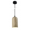InLight Κρεμαστό φωτιστικό γκρι από travertine marble 1XΕ27 D:10 x 19cm (4089)