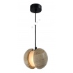 InLight Κρεμαστό φωτιστικό γκρι από travertine marble 1XG9 D:13 x 14cm (4092)
