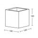 InLight Επιτοίχιο φωτιστικό γκρι από travertine marble 1XG9 D:12 x 12cm (43064)