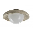 InLight Πλαφονιέρα οροφής γκρι από travertine marble 2XG9 D:25cm (43067)