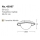 InLight Πλαφονιέρα οροφής γκρι από travertine marble 2XG9 D:25cm (43067)