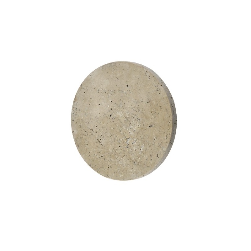 InLight Επιτοίχιο φωτιστικό γκρι από travertine marble LED 6.5W D:25cm (43068-A)