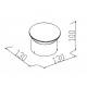 it-Lighting Wabash LED 7W 3CCT Outdoor Wall Lamp Black D:13cm (80208410)