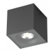 it-Lighting Monument 1xGU10 Outdoor Down Wall Lamp Anthracite D:8cm (80301044)