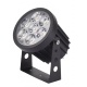 it-Lighting Crest range LED 12W RGB CCT Outdoor Wall Lamp Black D:8.5 x 12cm (80700515)