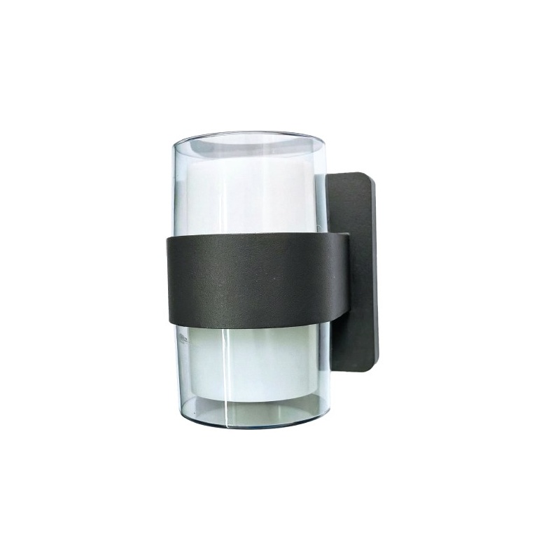 it-Lighting Athabasca LED 8W CCT Outdoor Wall Lamp Anthracite D:12cm (80203240)