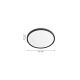 Inlight Πλαφονιέρα οροφής LED 18W 3CCT (by switch on base) σε ασημί απόχρωση D:23x2,5cm (42036-E-Silver)