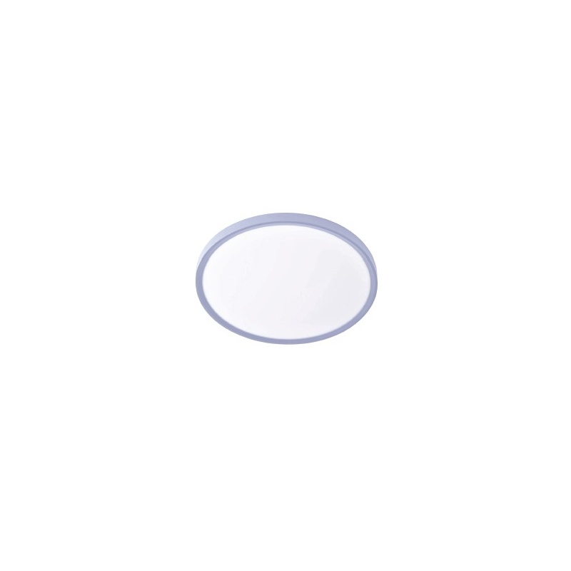 Inlight Πλαφονιέρα οροφής LED 40W 3CCT (by switch on base) σε ασημί απόχρωση D:50x2,5cm (42036-B-Sillver)