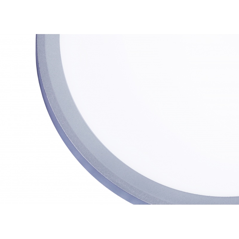 Inlight Πλαφονιέρα οροφής LED 40W 3CCT (by switch on base) σε ασημί απόχρωση D:50x2,5cm (42036-B-Sillver)
