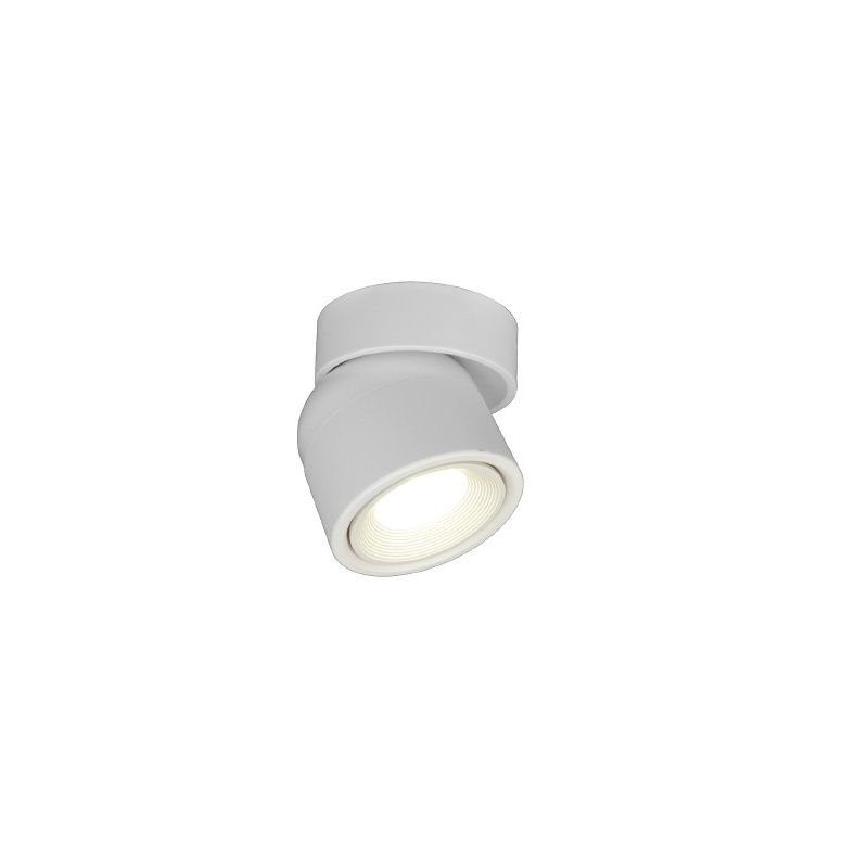 InLight Φωτιστικό Σποτ Οροφής LED 7W, 3000K , Λευκό, D:9x9,3cm (9096-White)