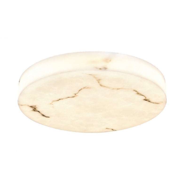 Inlight Φωτιστικό οροφής, LED 64W Alabaster & ritine, 7040 lm, 3CCT (by switch on base) D:80x6cm (42053-A)
