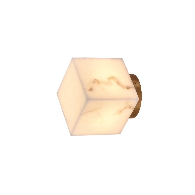 Inlight Επίτοιχο φωτιστικό, Alabaster, 1XG9 D:14X12cm(43071)