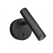 Inlight Φωτιστικό Τοίχου LED 3W, 3000K, Μαύρο D:2,5x11,2cm (43078-Black)