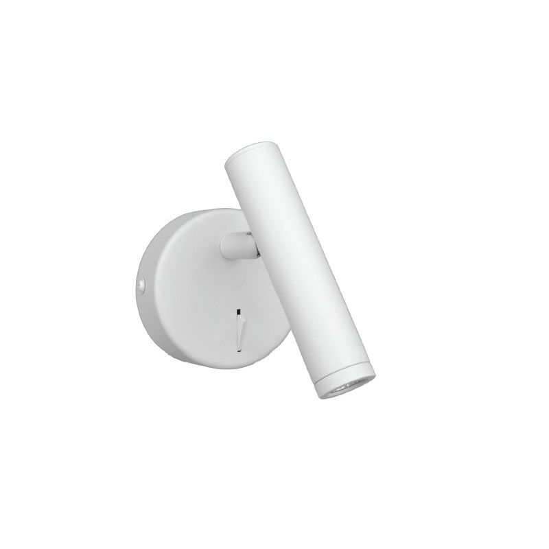 Inlight Φωτιστικό Τοίχου LED 3W, 3000K, Λευκό D:2,5x11,2cm (43078-White)
