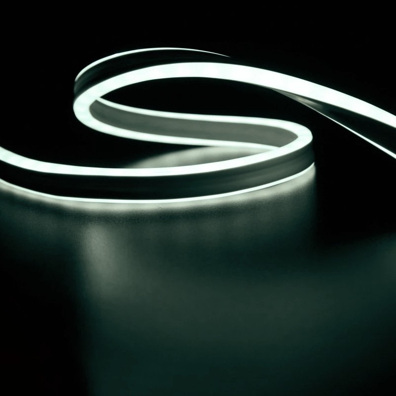 Φωτοσωλήνας ΝΕΟΝ 100LED/M Ψυχρό Λευκό ΣΤΑΘEΡΟ ΔΙΠΛΗ ΠΛΕΥΡΑ 50m IP44 1.5m Καλώδιο 3 Set ΦΙΣ ΣΥΝΔΕΣΜΟΙ & ΤΑΠΕΣ (X08542412)