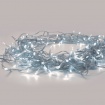Λαμπάκια 20 LED σε Σειρά Ψυχρό Λευκό Σταθερά μπαταρίες 2xΑΑ με Καλώδιο Διάφανο 30m IP20 1900mm (X0620212)