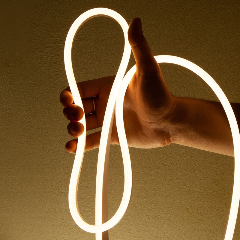 Φωτοσωλήνας ΝΕΟΝ 100LED/M Θερμό Λευκό ΣΤΑΘEΡΟ ΜΟΝΗ ΠΛΕΥΡΑ 50m IP44 1.5m Καλώδιο 3 Set ΦΙΣ ΣΥΝΔΕΣΜΟΙ & ΤΑΠΕΣ (X08541411)