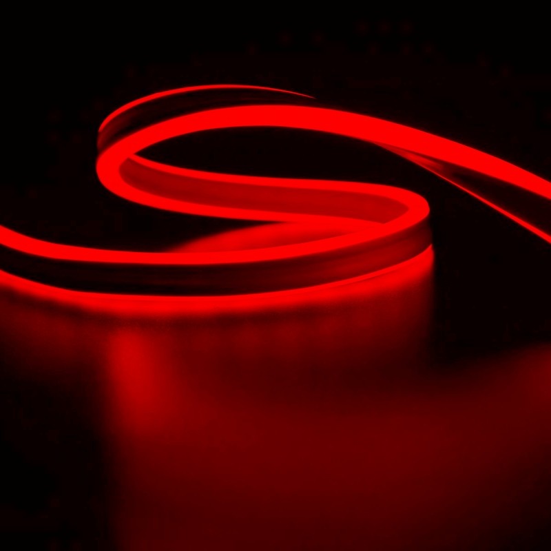 Φωτοσωλήνας ΝΕΟΝ 100LED/M Κόκκινο ΣΤΑΘEΡΟ ΔΙΠΛΗ ΠΛΕΥΡΑ 50m IP44 1.5m Καλώδιο 3 Set ΦΙΣ ΣΥΝΔΕΣΜΟΙ & ΤΑΠΕΣ (X08544412)