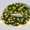 Λαμπάκια 50 LED 3W σε Σειρά RGBY μπαταρίες 3xΑΑ με 8 Προγράμματα & Πράσινο Καλώδιο Χαλκού 5m IP20 100mm (X0150151)