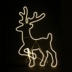 Τάρανδος ΟΡΘΙΟΣ 500 LED NEON Φωτοσωλήνα 5m SMD Θερμό Λευκό Σταθερό με 1.5m Καλώδιο IP44 540x820mm (X085001414)