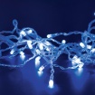 Λαμπάκια 300 LED σε Σειρά Μπλε Καουτσούκ Αντάπτορα 31VDC με Δυνατότητα Επέκτασης max 2 Set & Καλώδιο Διάφανο 3m IP44 50mm (X08300621)