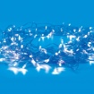 Λαμπάκια 20 LED σε Σειρά Σταθερά Μπλε μπαταρίες 2xΑΑ με Καλώδιο Διάφανο 30m IP20 1900mm (X0620612)