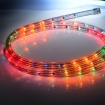 Φωτοσωλήνας Δικάναλος LED ΠΟΛΥΧΡΟΜΟΣ 36L/m 50m κοπή ανά 2m IP44 & 3 Set Εξαρτήματα (X0818322)