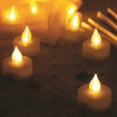 Διακοσμητικά Set TEA LIGHTS 4 LED ΘΕΡΜO με μπαταρίες 4xCR2032 (ΔΕΝ ΣΥΜΠ) IP20 5x38mm (X1341626)