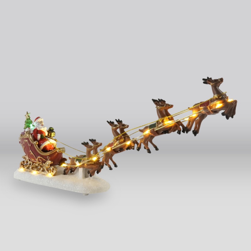 LED XMAS ΕΛΚΗΘΡΟ WW 3AAA (ΔΕΝ ΠΕΡ) 315*65*160mm (XCVSLEIGHT)