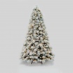 XMAS Δέντρο PVC Πράσινο με ΧΙΟΝΙ HARD NEEDLE PRE-LIT 6W 450LED WW IP44 220-240V ΑΝΤΑΠΤ. 1.5 Καλώδιο (XPRELITTR210SN)