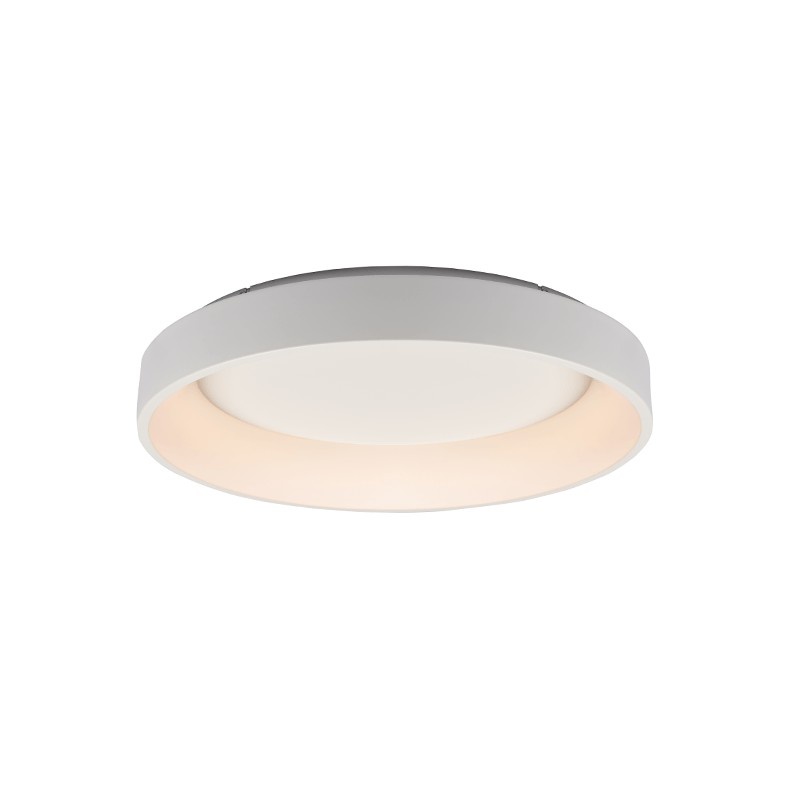 Aca Οροφής Φωτιστικό Led 73W CCT 5450lm Λευκό Μεταλλικό D78XH14cm APOLLO (BR81LEDC78WHCCT)