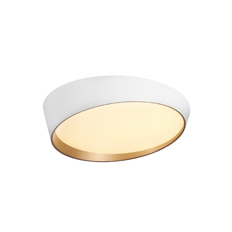 Aca Φωτιστικό Οροφής Led 32W 2500lm CCT IP20 Λευκό Μεταλλικό + Ακρυλικό FEEDO (HM219LEDPCCT)
