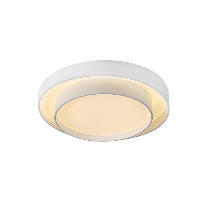 Aca Φωτιστικό Οροφής Led 32W 2500lm CCT IP20 Λευκό Μεταλλικό + Ακρυλικό FEEDO (HM805LEDPCCT)