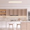 Aca Οροφής Φωτιστικό Led 41W DIM CCT 3650lm SOLO Μεταλλικό Λευκό IP20 100X14X6cm (BR20LEDC100WHDCCT)