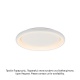 Aca Οροφής Φωτιστικό Led 36W DImmER CCT 3470lm Λευκό Μεταλλικό D41XH8,5cm DIANA (BR71LEDC41WHCCTD) [ΠΑΡΑΓΩΓΗΣ]