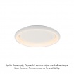 Aca Οροφής Φωτιστικό Led 36W DImmER CCT 3470lm Λευκό Μεταλλικό D41XH8,5cm DIANA (BR71LEDC41WHCCTD) [ΠΑΡΑΓΩΓΗΣ]