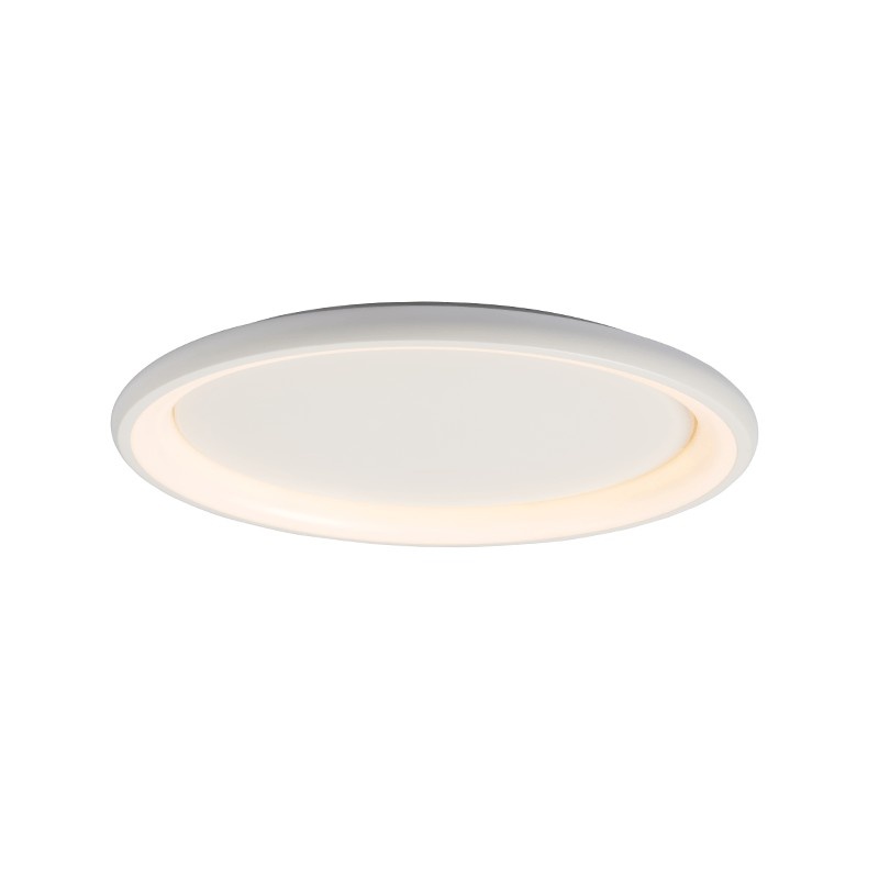 Aca Οροφής Φωτιστικό Led 73W DImmER CCT 5250lm Λευκό Μεταλλικό D81XH8,5cm DIANA (BR71LEDC81WHCCT)