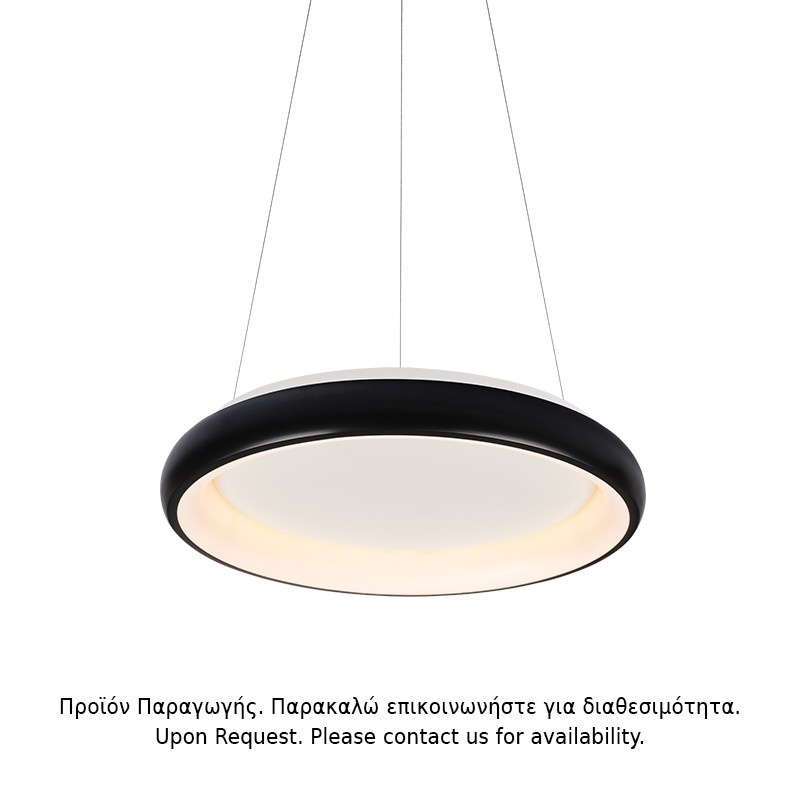 Aca Κρεμαστό Φωτιστικό Led 36W DImmER CCT 3470lm Λευκό Μεταλλικό D41XH120cm DIANA (BR71LEDP41BKCCTD) [ΠΑΡΑΓΩΓΗΣ]
