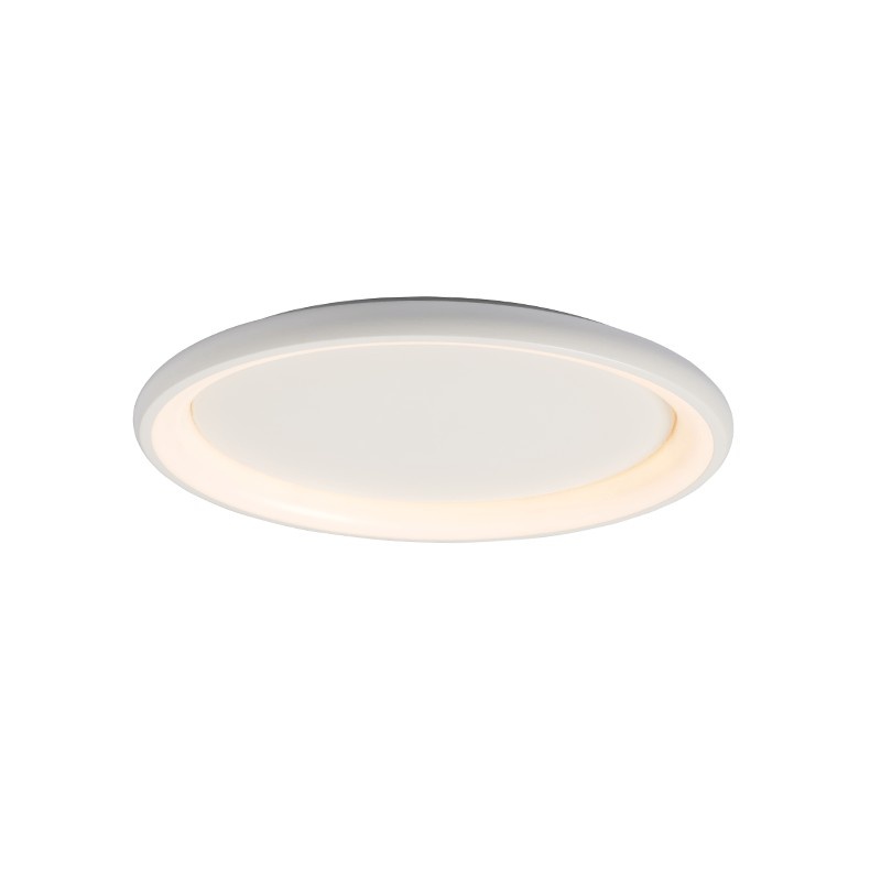 Aca Οροφής Φωτιστικό Led 45W CCT 3600lm Λευκό Μεταλλικό D61XH8,5cm DIANA (BR71LEDC61WHCCT)